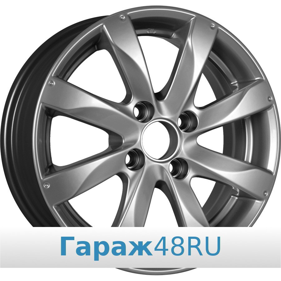 K&amp;K KC480 R15 / 6J PCD 4x108 ET 50 ЦО 63.4 Литые Серебристый