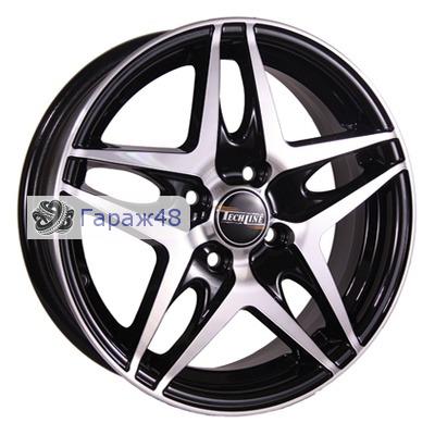 Tech Line 530 R15 / 6J PCD 4x114.3 ET 45 ЦО 56.6 Литые Графит с полированной лицевой поверхностью